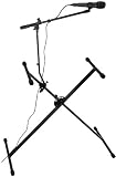 Spectrum AIL KS Keyboard Stand with Bonus Microphone Boom