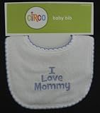 41QxUgmov5L. SL160  Circo baby Boy Bib   I Love Mommy