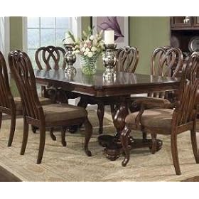 Heritage Court Double Pedestal Dining Table