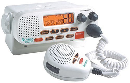 Cobra F55 Fixed Mount VHF Marine Radio - White
