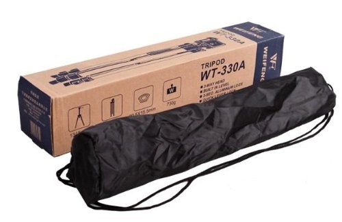 WT-330A 小型、軽量880g アルミ制三脚 Weif