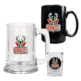 Milwaukee Bucks NBA Beer Tankard & Shot Glass