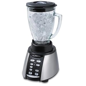Oster BVCB07-Z 6-Cup Glass Jar 7-Speed Blender Stainless Steel