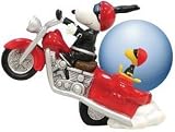 Peanuts Snoopy Joe Cool Motorcycle Water Globe