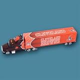 CLEVELAND BROWNS NFL 2010 Diecast Tractor Trailer Truck 1:80 Scale By Press Pass