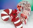 Candy Cane Christmas Gift Box