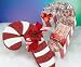 Candy Cane Christmas Gift Box