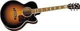 Gibson J-165 EC Acoustic-Electric Guitar, Maple, Vintage Sunburst