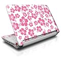 Pink Hibiscus Design Skin Decal Sticker for Acer (Aspire ONE) 8.9-inch Netbook Laptop