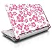 Pink Hibiscus Design Skin Decal Sticker for Acer (Aspire ONE) 8.9-inch Netbook Laptop