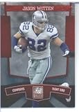 Jason Witten / Dallas Cowboys / 2010 Donruss Elite NFL Football Card by Panini in Protective Screwdown Case