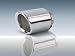 Produkt-Bild: Tuning Auspuffblende Rund Hochglanz-Chrom # &Oslash; 72mm # Min./max. 30 bis 54mm # L&auml;nge: 125mm # einfache Montage durch Anschrauben - kein Verschwei&szlig;en n&ouml;tig # Keine T&Uuml;V / ABE / ABG Abnahme erforderlich