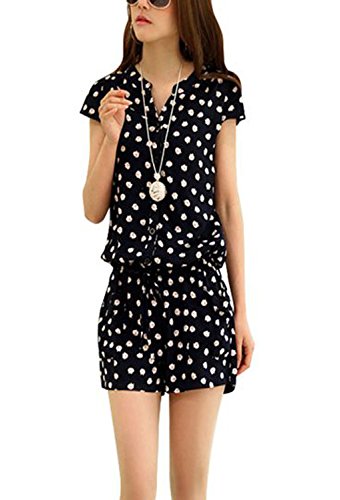 PianPian Women O-Neck Sleeveless Overalls Rompers Jumpsuit