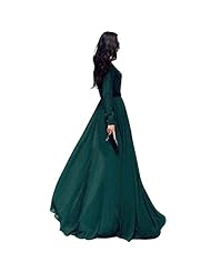 Sexy Linen Spring Summer Fall Winter Long Sleeves Full Length Evening Dress/Party Dress/Maxi Dress 