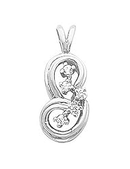 Platinum Diamond Pendant - 0.15 Ct. -- LIFETIME WARRANTY