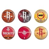 Houston Rockets 6 Button Set