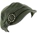 New Junior Newsboy Cabbie Beret Belt Buckle Cap Hat Dark Gray Small Medium