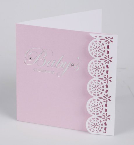Baby Girl Christening Card
