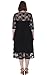 Sapphyra Women's Plus Size Dress Floral Lace Empire Waist Fit and Flare 1X-5X