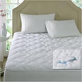 Comfort Classic Microfleece Waterproof Twin Mattress Pad, White Comfort Classic Microfleece Waterproof Twin Mattress Pad, White