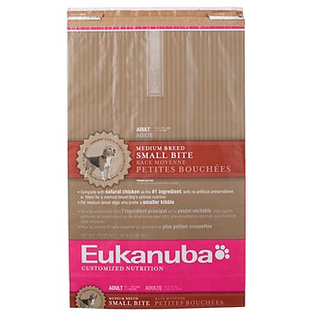 Eukanuba Adult Medium Breed Small Bite Formula Dog Food