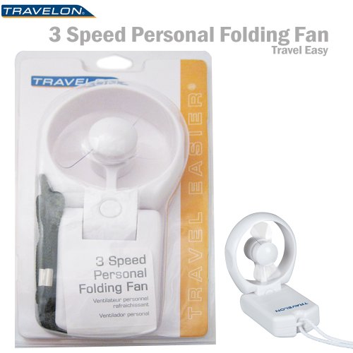 Travelon 3 - Speed Personal Folding Fan