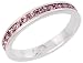Search : Sterling Silver Eternity Band, w/ June Birthstone, Alexandrite Crystals, 1/8" (3mm) wide
