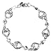 Mother and Child &Acirc;&copy; Sterling Silver Signature Heart Link Bracelet from Janel Russel Design