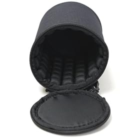 CaseCrown Air Cell Lined Lens Case With Clip (Medium) Pentax DA 50-200mm F/4-5.6 ED Lens Works