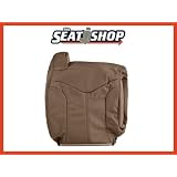 00 01 02 GMC Sierra Med Neutral Leather Seat Cover RH top by The Seat Shop