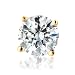 18k Yellow Gold, Round, Diamond 4-Prong Stud Earrings (1/3 cttw, H-I Color, SI1-SI2 Clarity) 18k Yellow Gold, Round, Diamond 4-Prong Stud Earrings (1/3 cttw, H-I Color, SI1-SI2 Clarity)