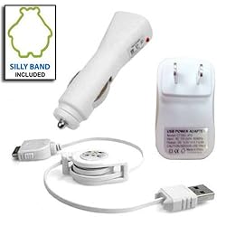 USB Travel Kit - Car Charger, Travel Adapter & Data Cable for Apple iPod iPhone 4 4S
