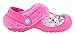Disney Frozen Elsa Anna Girl's Warm Pink Fur Clog Mule Shoes (Toddler/Youth)