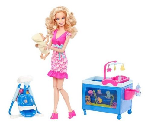 Barbie I Can Be Baby Caregiver Doll Playset