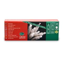 Konstsmide 5300-103 LED Lichterkette (50 wei�e Dioden, 230V, f�r innen, transparentes Kabel)