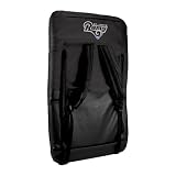 Exclusive By Picnictime Ventura Seat Portable Recliner With Armrests And Adjustable Backpack Straps/Black-St. Louis Rams (Digital Print)