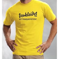 T-Shirt Karneval Verkleidet als Rettungsassistent Die beste Verkleidung Gr��en S-XXL
