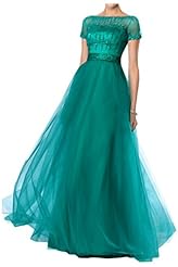 Tulle Lace Sequined Club Dress/Evening Dress/Prom Dress/Party Dress  With a Sash 