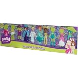 Mattel Polly Pocket Costume Party Collection with 4 Dolls and 10 Party Outfits (20+ Pieces)