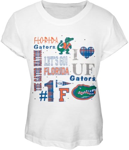 Florida Gators - Foil Logo Cheer Girls Youth T-Shirt