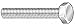 M5-0.80 x 30 mm. Not Graded Plain Hex Head Cap Screw, 25 pk.