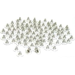 100 Safety Earring Backs Ear Nut 100 Safety Earring Backs Ear Nut Hypoallergenic Findings