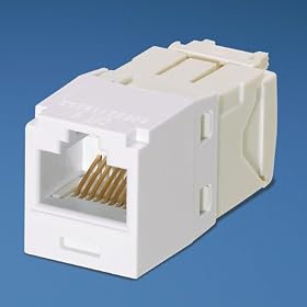 Panduit Mini-Com TX6 Plus Giga-Channel Cat6 Jack, White, Box of 50 CJ688TGWH