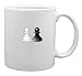 Black And White Pawns Mug
