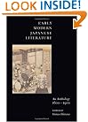 Early Modern Japanese Literature: An Anthology, 1600-1900