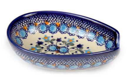 Polish Pottery Savannah Small Spoon Rest