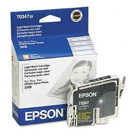 Epson T034720 - T034720 Ink, 628 Page-Yield, Light Black-EPST034720 by