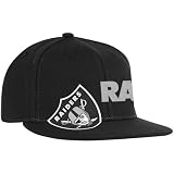 Reebok Oakland Raiders Youth Black Side Strike Flex Fit Hat