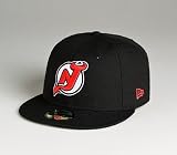 NHL New Jersey Devils Basic 59Fifty Cap, Black, 7 1/8