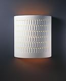 Ambiance Large Cactus Cylinder Wall Sconce (Open Top & Bottom) Justice Design Grou